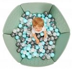 Шарики для сухого бассейна BURBULLE/grey