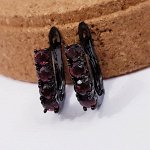 Серьги коллекция Xuping   Black покрытие позолота