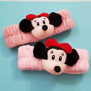 Повязка меховая " Mini Mouse", арт. 057.553