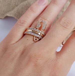 Комплект коллекция Дубай покрытие позолота серьги кольцо