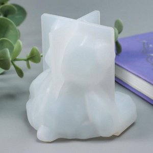 Молд силикон 3D "Медведь-кристалл" 6,3х6х5,6 см