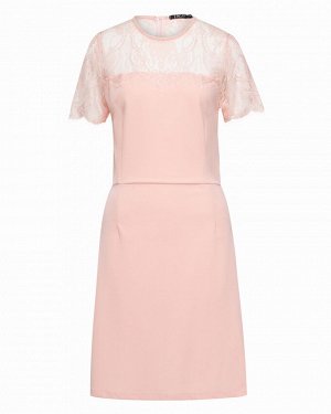 Платье жен. (131504) светло-розовый (короткое)