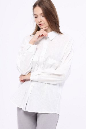 Блузка. Цвет: белый
