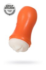 МАСТУРБАТОР NILLA, РОТ, TPE, ОРАНЖЕВЫЙ, 14 СМ