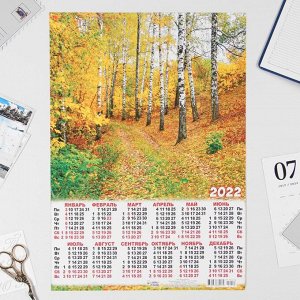 Календарь листовой А3 "Природа 2022 - 5"