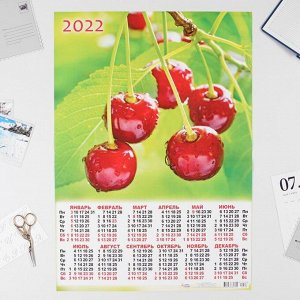 Календарь листовой А2 "Фрукты 2022 - 5"