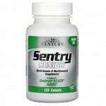 21st Century, Sentry Senior, мультивитаминная и мультиминеральная добавка, для взрослых от 50 лет, 125 таблеток