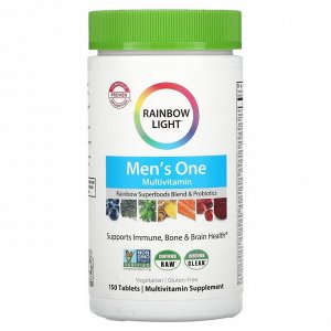 Rainbow Light, Men's One, мультивитамины для мужчин, 150 таблеток