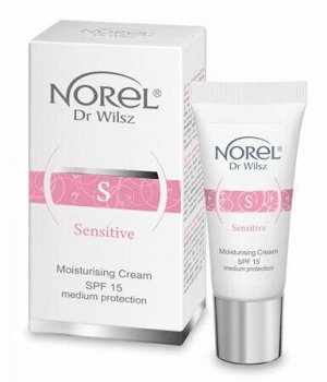 Увлажняющий крем для чувствительной кожи, склонной к куперозу с SPF 15/ Sensitive - Moisturizing medium protection cream, SPF 15