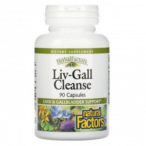 Natural Factors, Liv-Gall Cleanse, 90 капсул