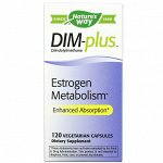 Nature&#039;s Way, DIM-plus, метаболизм эстрогенов, 120вегетарианских капсул