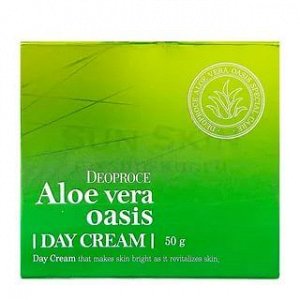 Deoproce Крем для лица Aloe Vera Oasis Day Cream 1гр (сашетка), ,