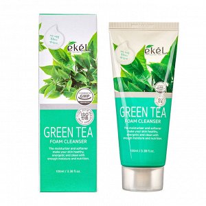 [EKEL] Нежная пенка для умывания с экстрактом зеленого чая Green Tea Foam Cleanser , 100 мл