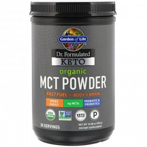 Garden of Life, Dr. Formulated Keto, органический порошок MCT, 300 г (10,58 унции)