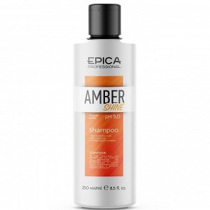 Шампунь для восстановления и питания волос AMBER SHINE ORGANIC EPICA 250 мл