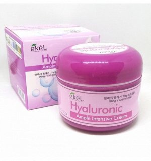 Ekel Крем для лица с гиалуроновой кислотой Cream Hyaluronic Ample Intensive, 100 гр
