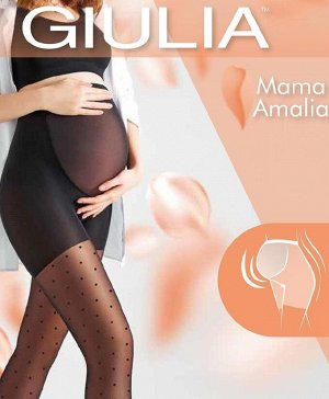 Giul MAMA AMALIA 01 колготки для беременных, узор "мелкий горошек" 40 ден