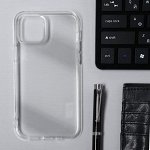 Чехол Krutoff, для iPhone 12/12 Pro, силиконовый, прозрачный