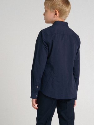 Рубашка текстильная на кнопках для мальчика 22117223
