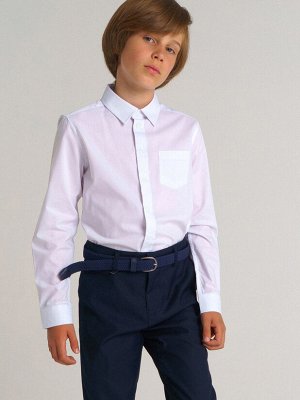 Рубашка текстильная на кнопках для мальчика 22117225