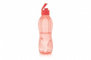 Бутылка Эко+ 1 литр C клапаном Tupperware® Красный коралл.