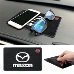 Нескользящий силиконовый коврик на панель авто Mazda