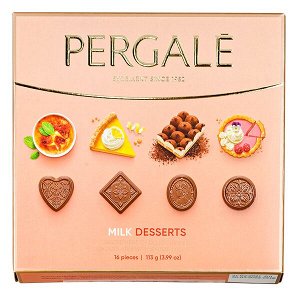 Конфеты PERGALE MILK DESSERTS 113 г 1 уп. х 10 шт.