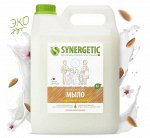 SYNERGETIC®️ Жидкое мыло для мытья рук  &quot;Миндальное молочко&quot;, канистра 5л