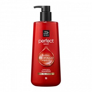 Mise-en-scene Perfect Serum Golden Morocco Argan Oil Super Rich Shampoo Шампунь для поврежденных волос, 680мл