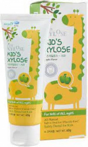 Hanil Зубная паста с экстрактом яблока для детей XYLOSE KID'S Xylose Apple, 60гр