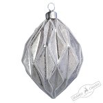 Капля &quot;Морозное серебро&quot; (стекло) 7х10,5 см
