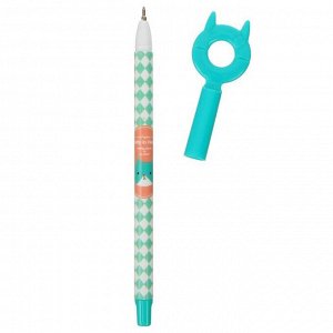 Ручка шариковая, корпус с рисунком МИКС, «Уточка», стержень синий, 0,5 мм