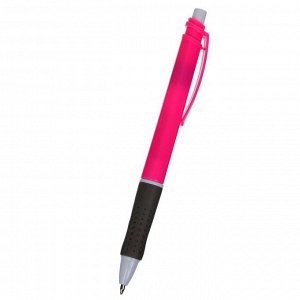 Ручка шариковая, автоматическая, 0.5 мм, с резиновым держателем, «Тропик», стержень синий, МИКС