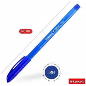 Ручка шариковая Luxor "Focus Icy" 1,0 мм, синий стержень