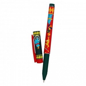 Ручка шариковая Vinson 0.7 мм, стержень масляный синий, корпус софттач с рисунком (штрихкод на штуке)