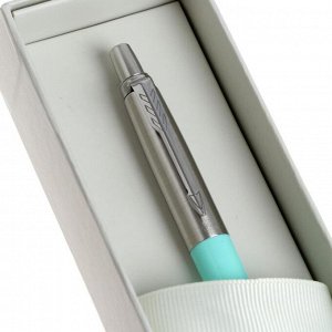 Ручка шариковая Parker Jotter Original K60 Mint 331C М, 1.0 мм, корпус из нержавеющей стали/пластик, синие чернила