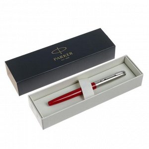 Ручка перьевая Parker Jotter Original F60 Red CT F, корпус из нержавеющей стали/пластика, синие чернила (R2096898)