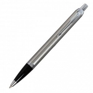Ручка шариковая Parker IM Essential K319 Brushed Metal CT М, 1.0 мм, корпус из латуни, синие чернила (2143631)