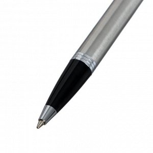 Ручка шариковая Parker IM Essential K319 Brushed Metal CT М, 1.0 мм, корпус из латуни, синие чернила (2143631)