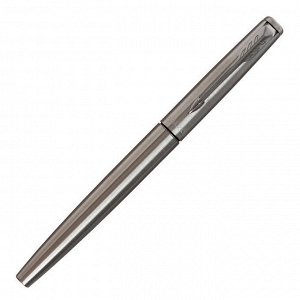 Ручка-роллер Parker Jotter Core T61 Stainless Steel CT F, 0.5 мм, корпус из нержавеющей стали, чёрные чернила