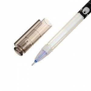 Ручка гелевая 0,5 мм, стержень синий, со стираемыми чернилами, корпус прорезиненный МИКС (штрихкод на штуке)