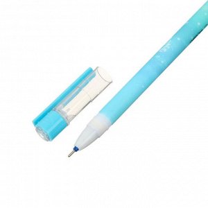 Ручка гелевая Calligrata 0.5 мм, со стираемыми чернилами, цвет чернил синий, МИКС (штрихкод на штуке)