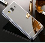Чехол силикон зеркальный на телефон Samsung Galaxy