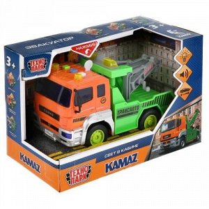 Машина пласт. инерц "Технопарк" KAMAZ Эвакуатор ,17 см, кор 12*24*16 см