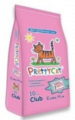 PrettyCat наполнитель комкующийся для кошачьих туалетов &quot;Euro Mix&quot; 10 кг