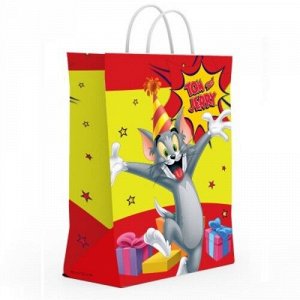 Пакет подарочный "Tom&Jerry" 33,5*40,6*15,5 см   тм.ND Play