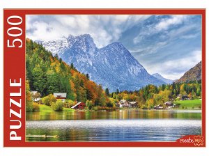 Пазлы 500  Австрия.Озеро Грундльзе, 37,5*24*4 см