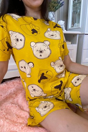 Пижама Ткань: Кулирка (100% хлопок)
Цвет: Горчичный
Год: 2021
Страна: Россия