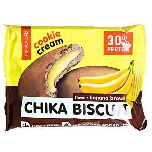 Печенье Chikalab протеиновое CHIKA BISCUIT banana brownie 50 г 1/9