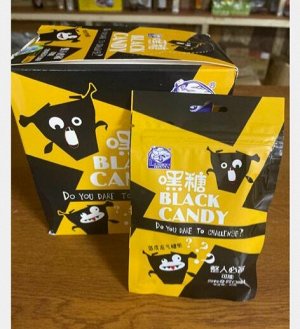 Кислые черные конфетки Black Candy уп.20шт